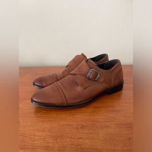 Nunn Bush Slip-On Loafer Cognac Dress Shoes 84584 Men’s Size 9.5